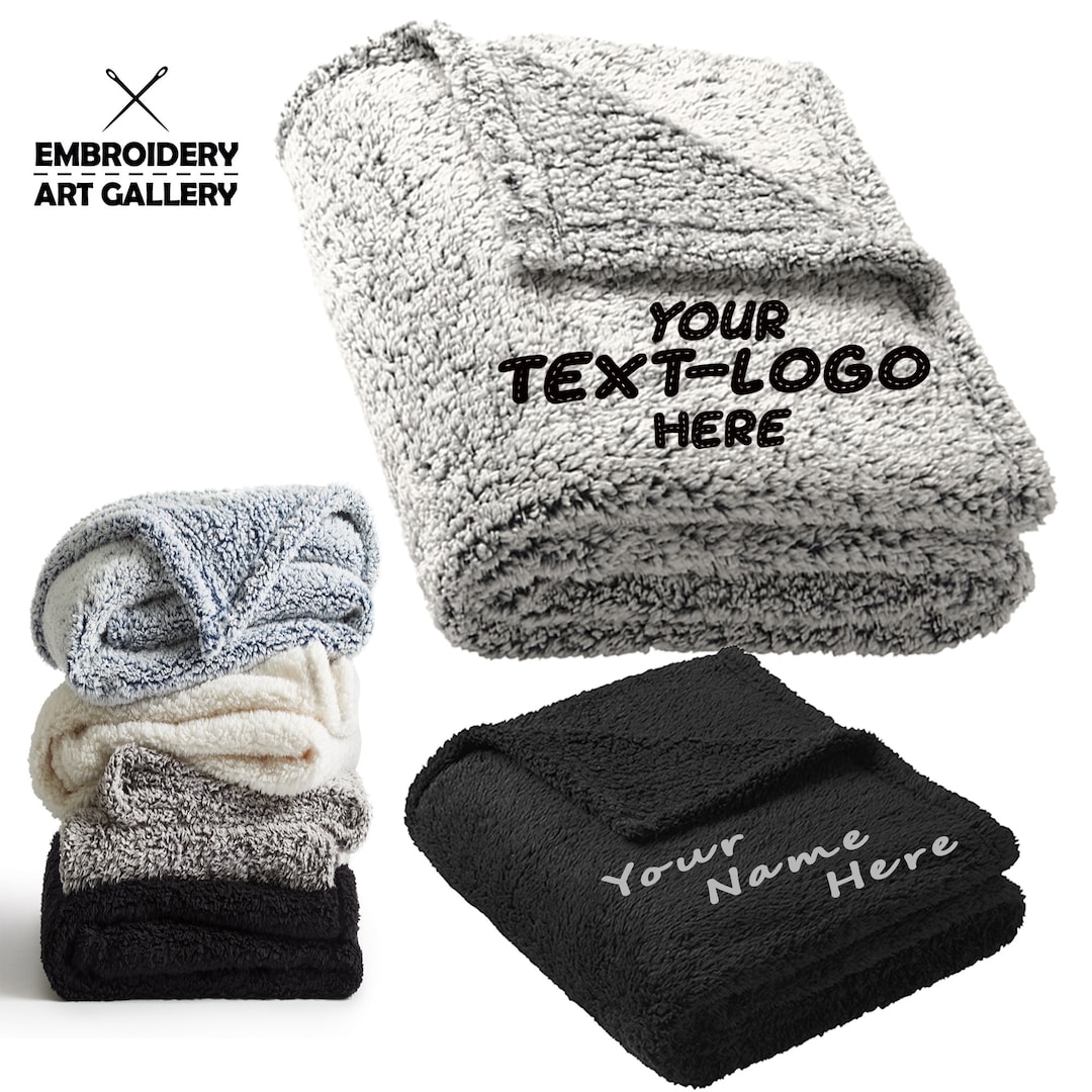 Customizable Blanket, Personalized Blanket Fluffy Fleece, Customized