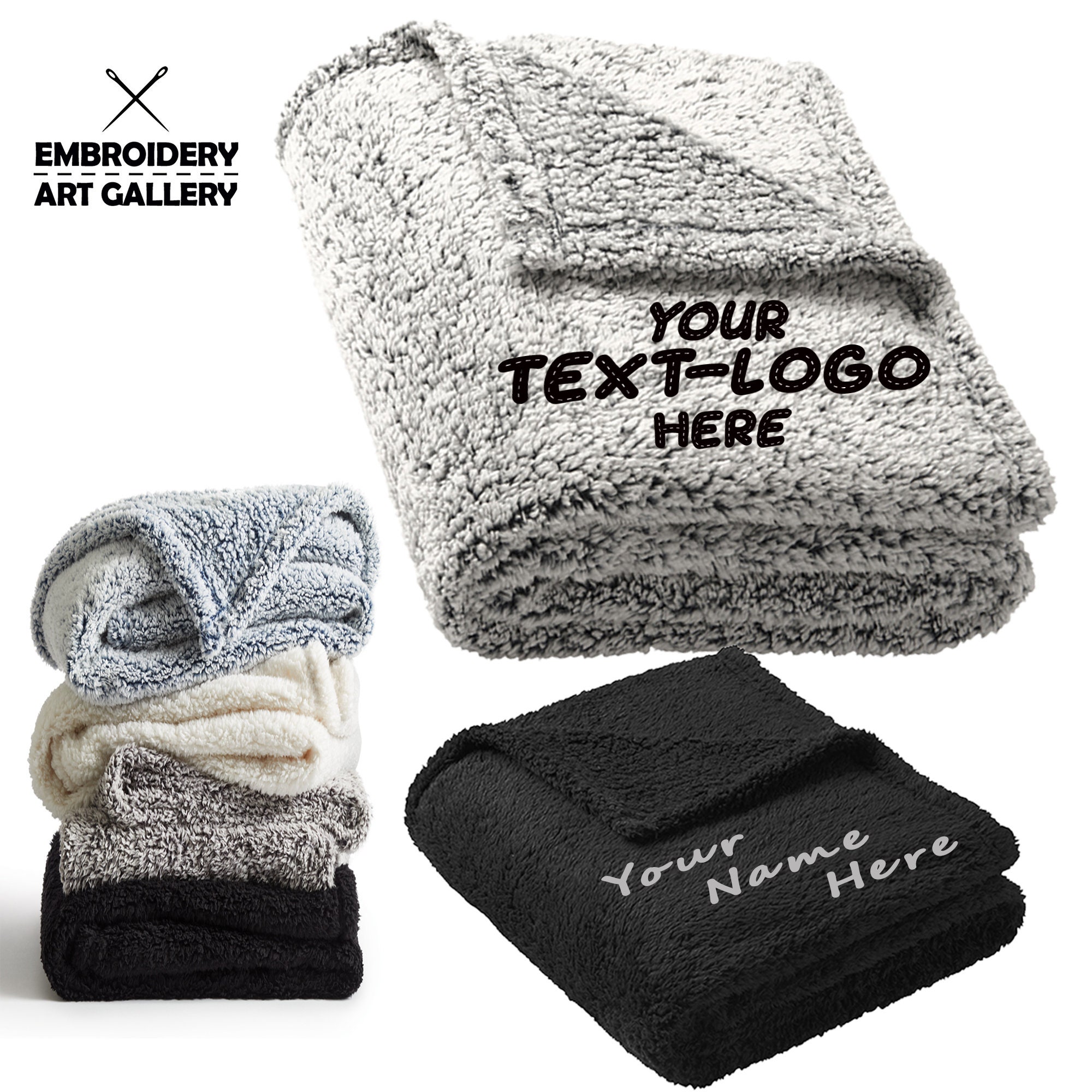 Customizable Blanket Personalized Blanket Fluffy Fleece Etsy