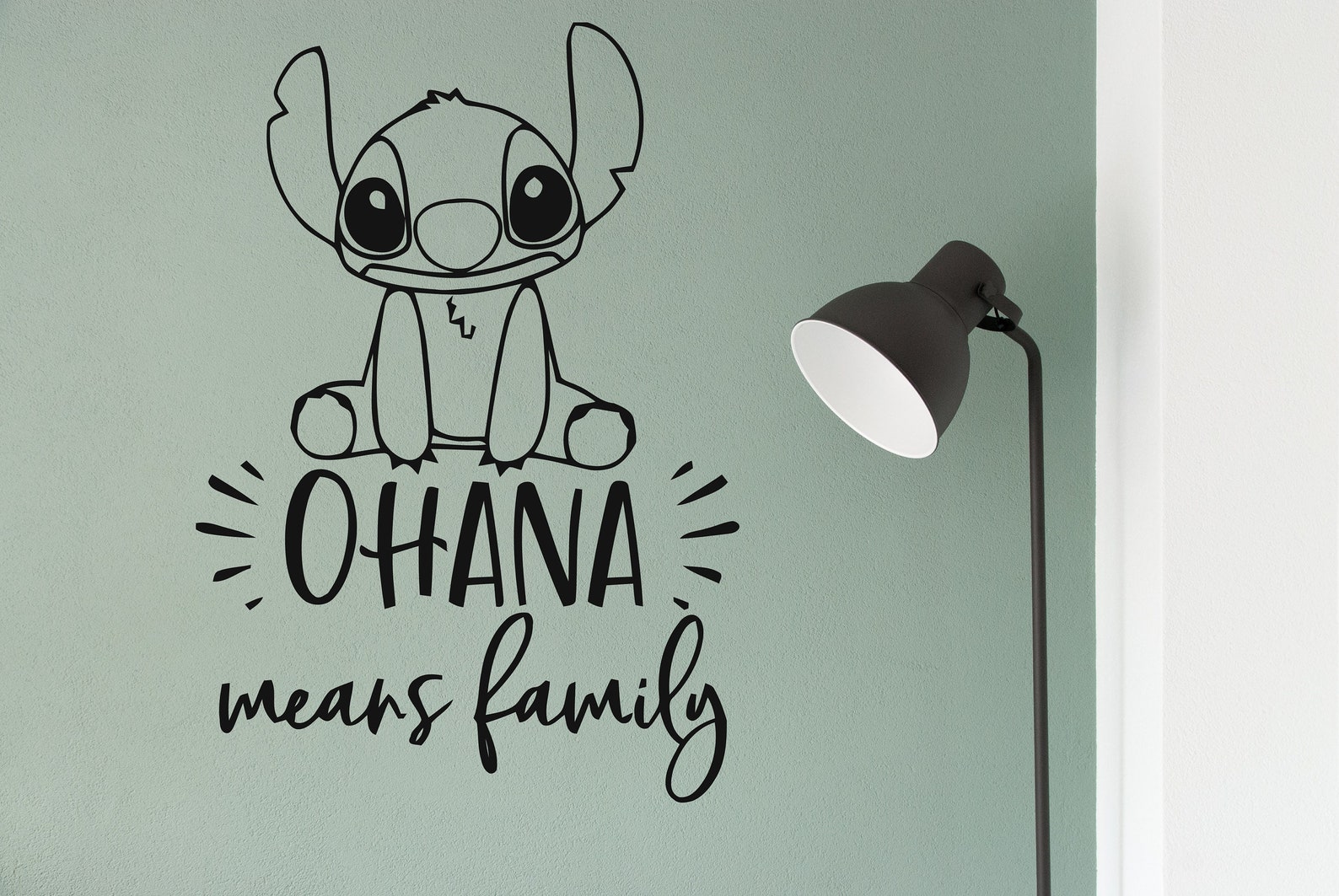 Ohana bedeutet Familie inspiriert von Disneys Lilo und Stich Etsy