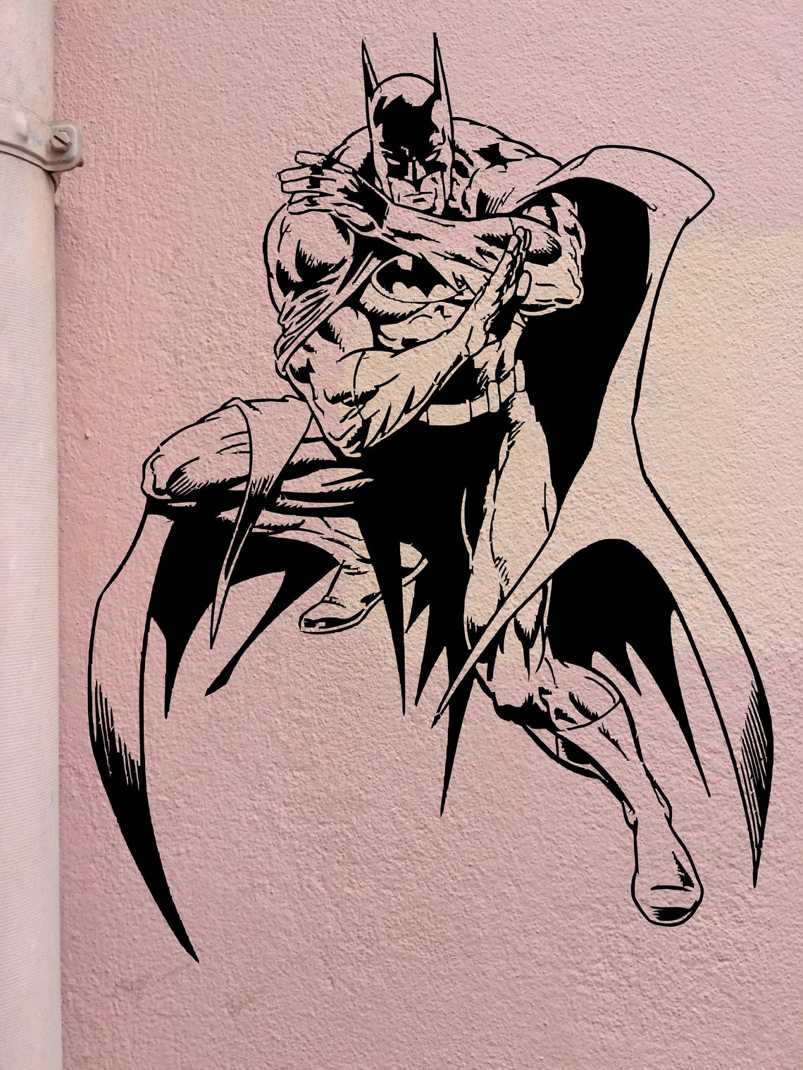 Batman Themen Vinyl Aufkleber Joker Lächeln dunklen Ritter Etsy