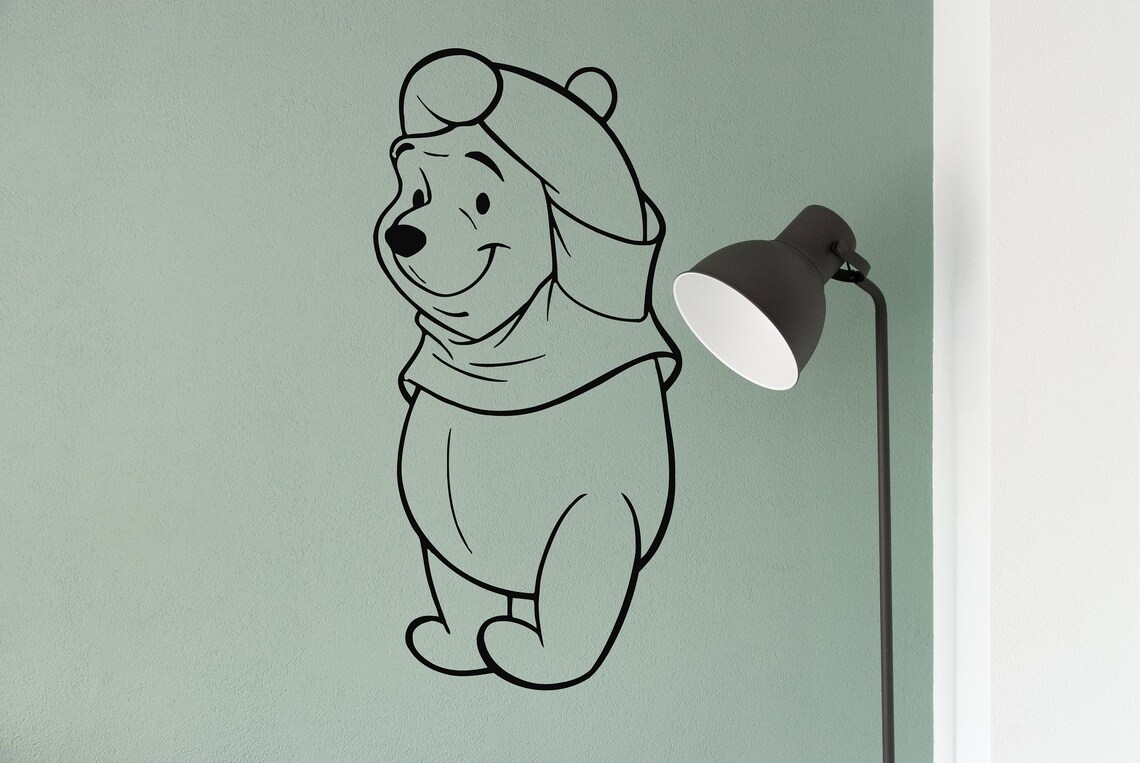 Winnie the Pooh &amp; Friends Wand Vinyl Aufkleber klassische