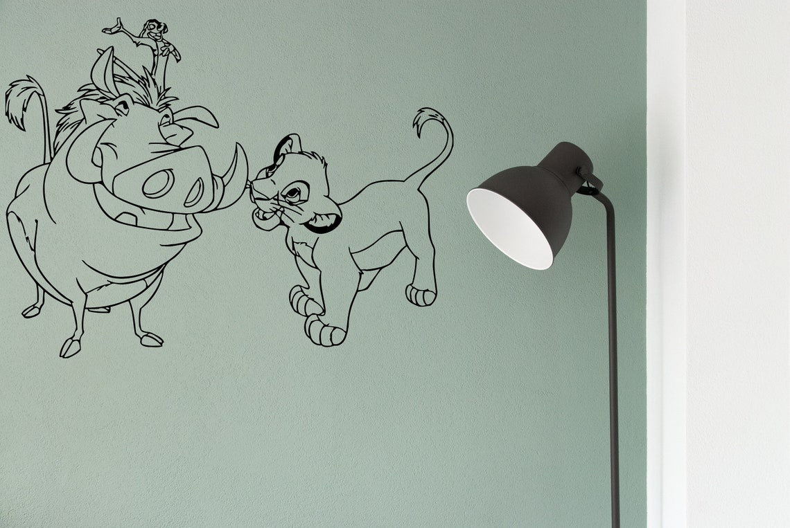 Simba decal Lion King sticker Simba Sticker Lion King Vinyl Etsy