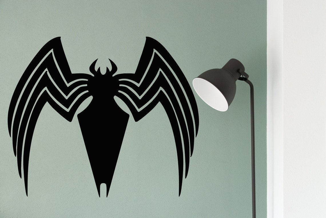 SpiderMan Wall Decal SpiderMan Vinyl Sticker Comics Wall Etsy