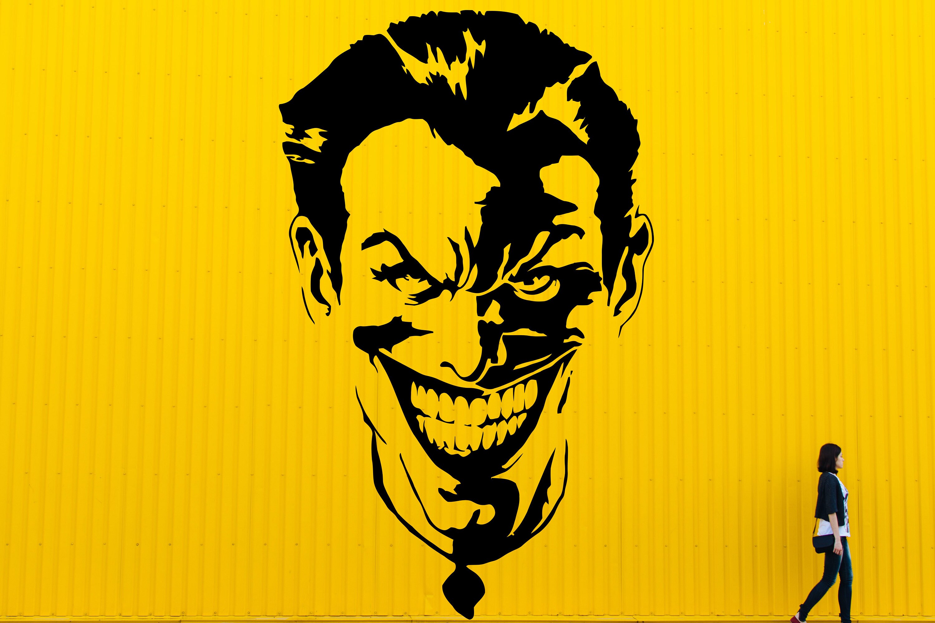 Batman Vinyl Sticker decal Themed Joker Smile Hidden Batman & Etsy
