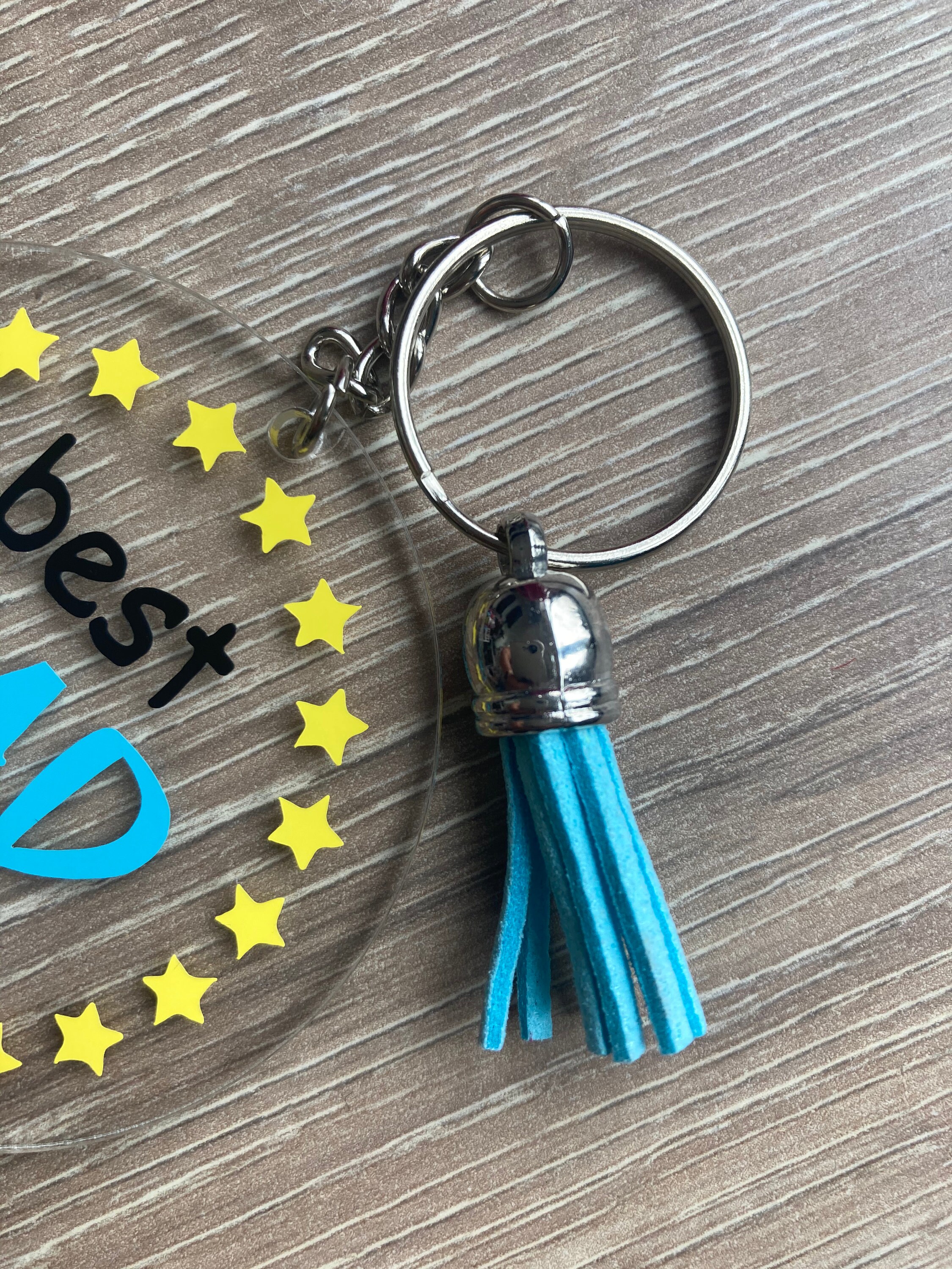 Best Dad Ever Acrylic Key Ring Gift for Him Etsy