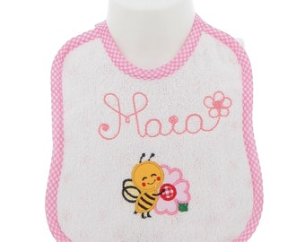 Bis gag Baby Gruel Custom Waterproof with Name and Phrase Embroidered Animal Designs
