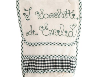 Personalized Envelope Holder in Cotton Various Colors