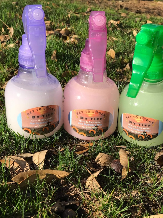 Rice and Rose Water Daily Growth Hair Mist - Etsy Rice and Rose Water Daily Growth Hair Mist - Etsy