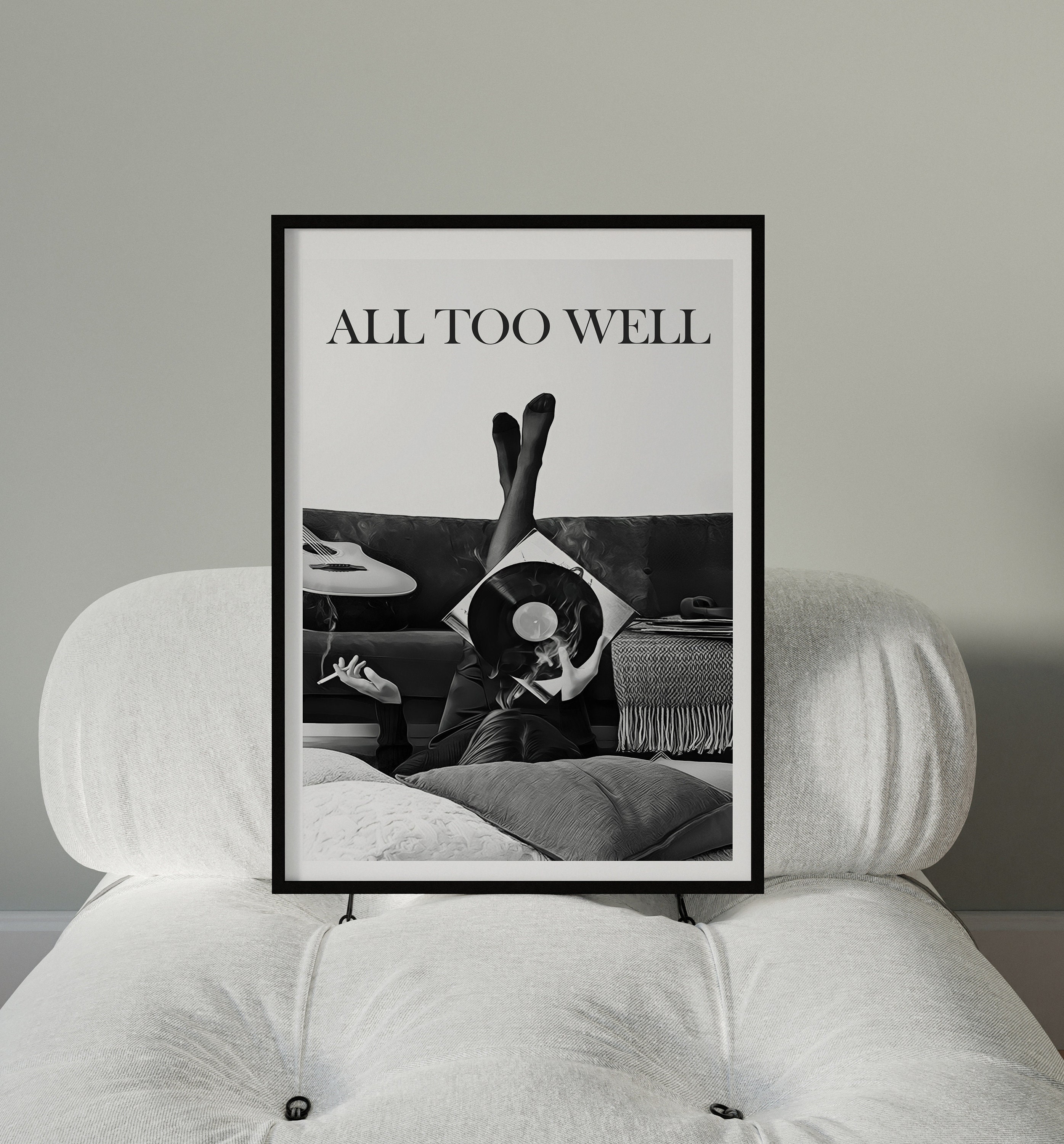 All Too Well Taylor Swift Minimalist Song Lyrics Greatest Hits of All Time  069 Jigsaw Puzzle by Design Turnpike - Instaprints
