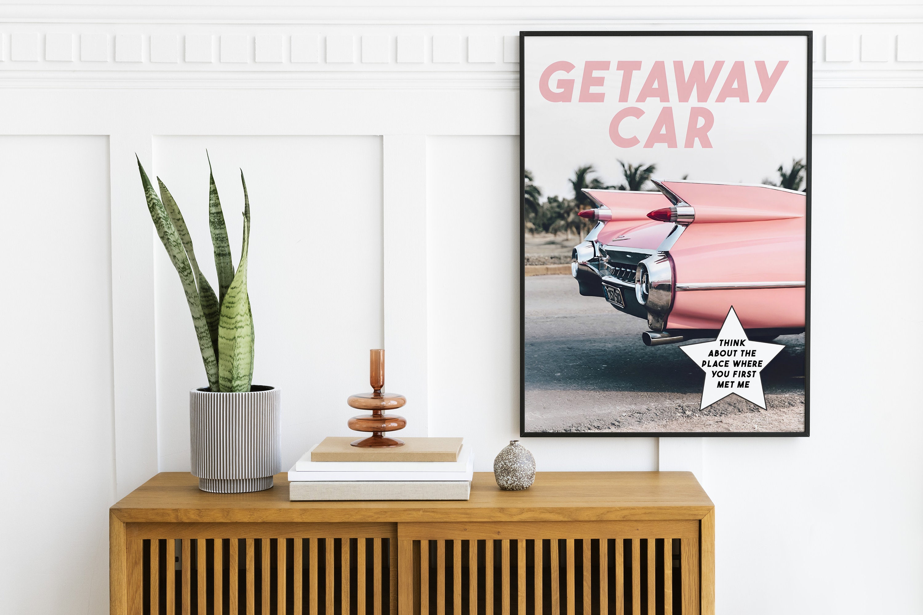 Discover Getaway Car Poster