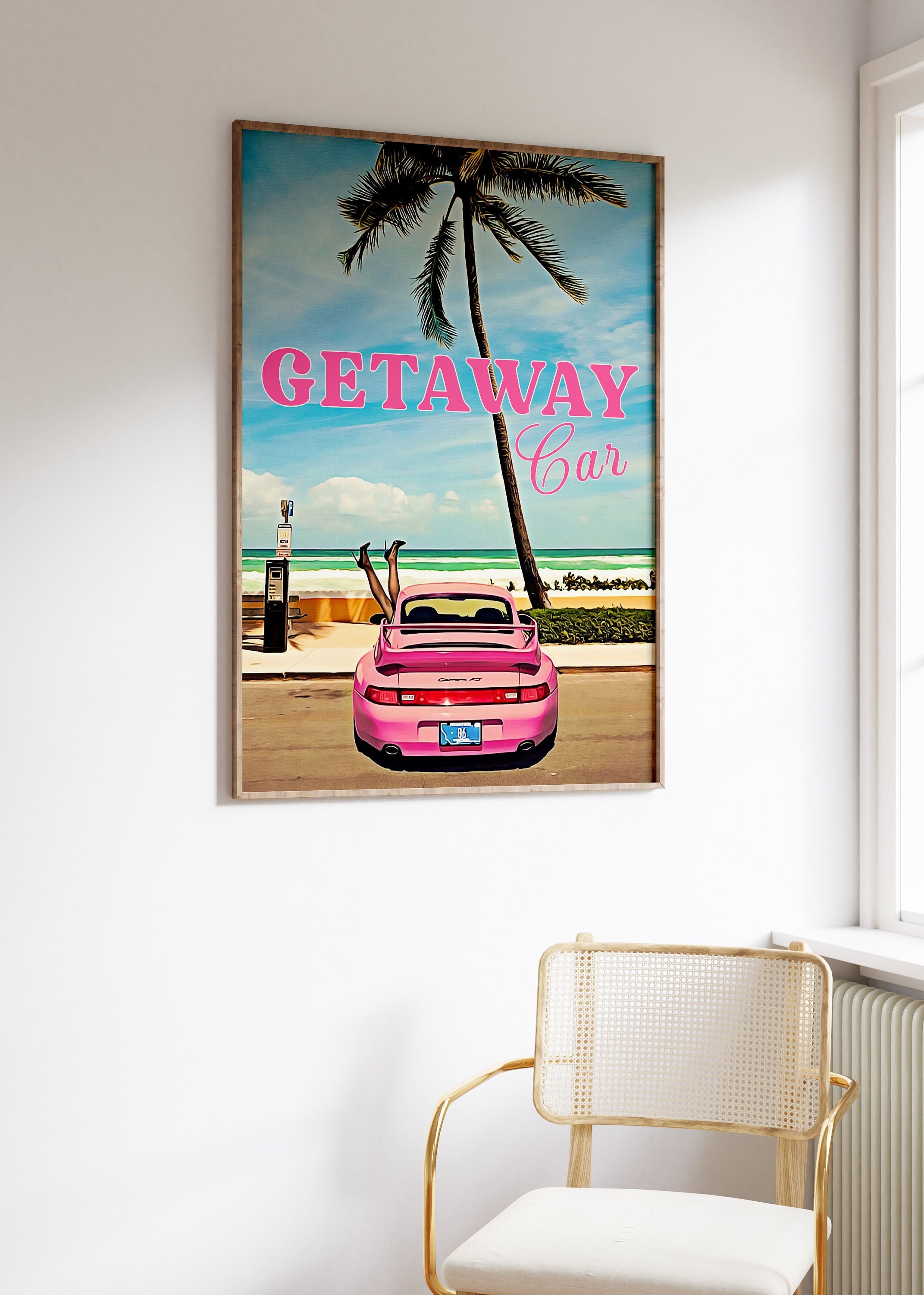 Getaway Car Red Taylor Swift Digital Art Print