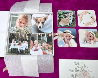 Personalized Photo Matching Game, Family Memory Gift, 60 Photos