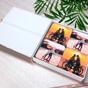 Jeu de cartes assorti, casse-tête photo personnalisé, cadeau d'anniversaire, cadeau de fête des mères