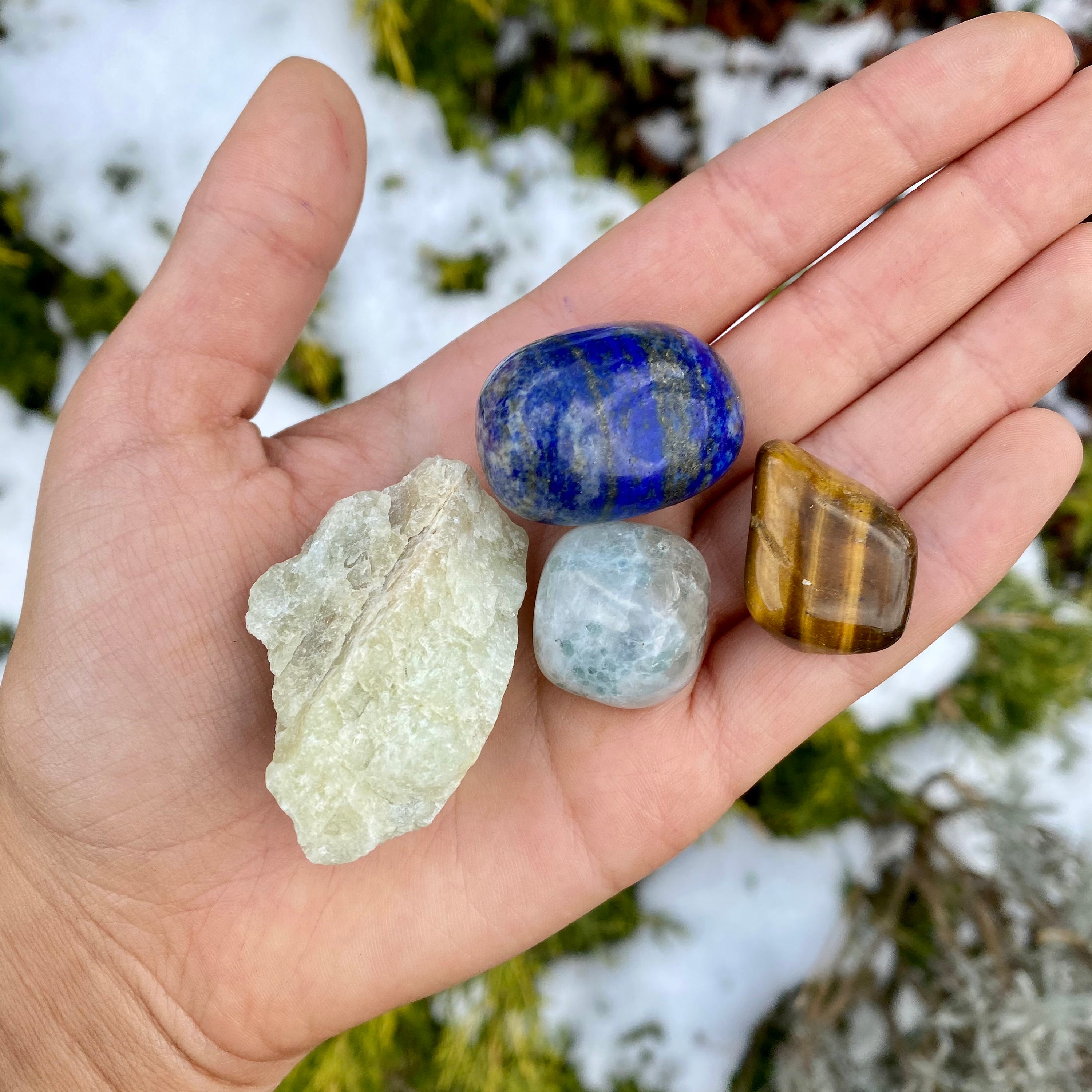 Crystal Set for Pisces 4 Stones Good gift Etsy