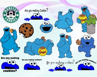 Download Cookie Monster Svg Etsy