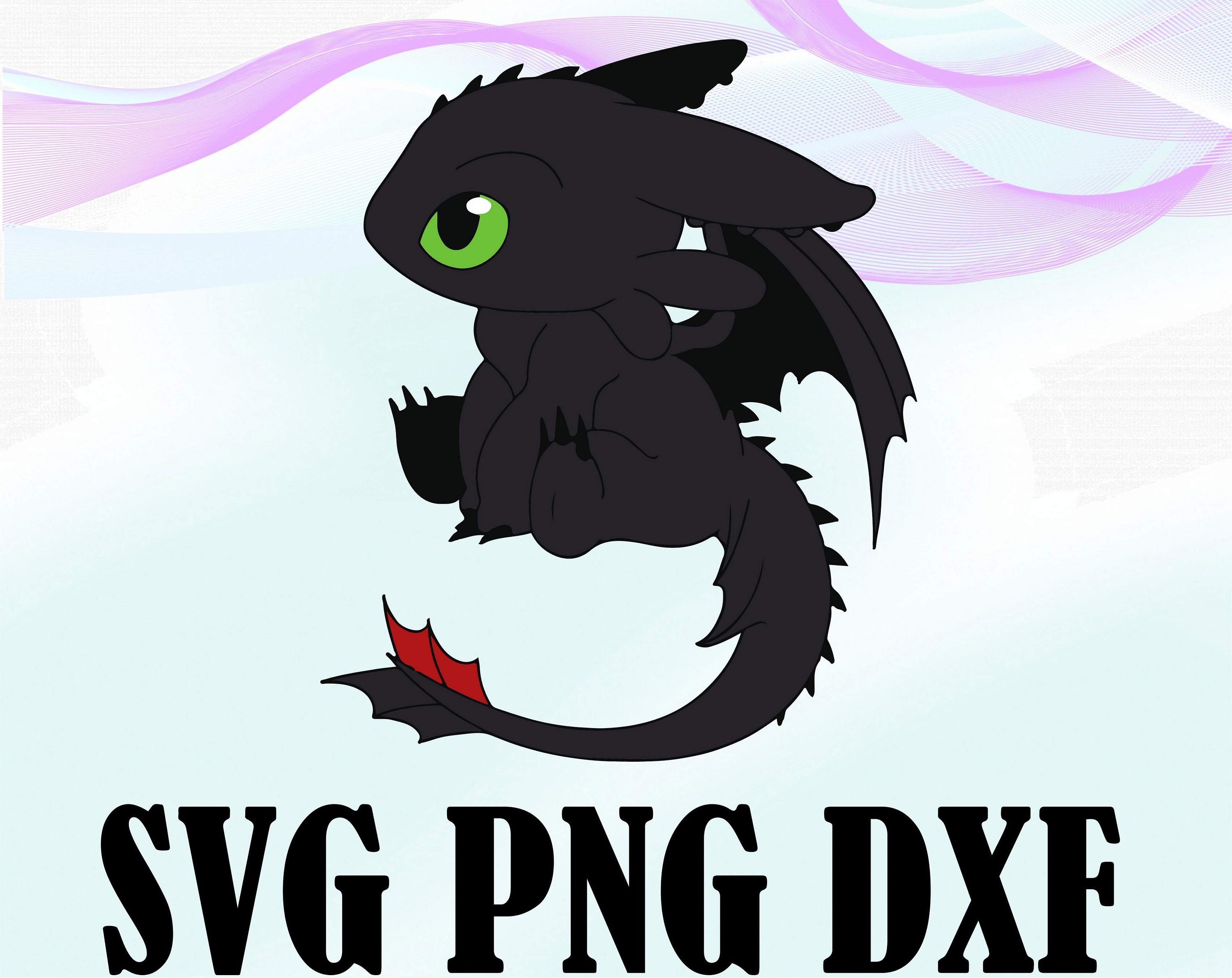 Toothless Dragon SVG