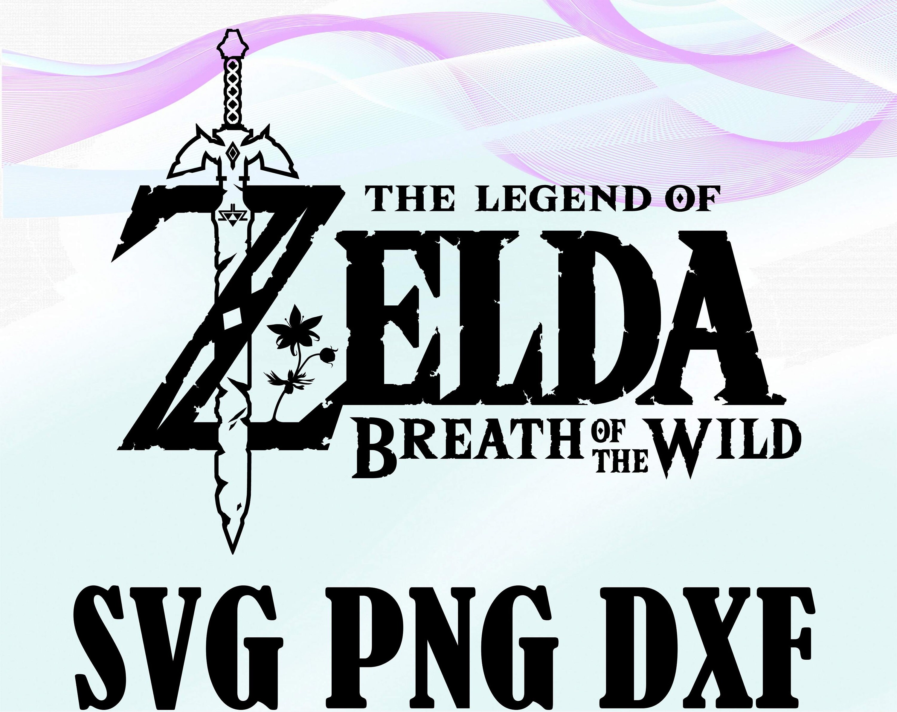 Legend Of Zelda Breath Of The Wild Svg Zelda Poster Sign Link Zelda ...