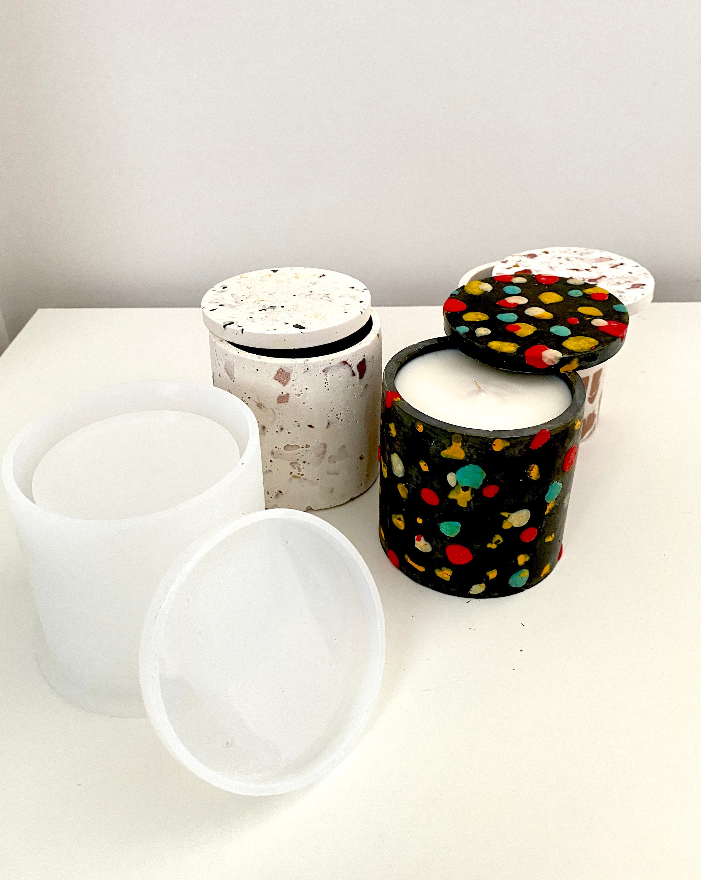 Large Candle Vessel Mould/mold Concrete/cement/ Jesmonite for Etsy