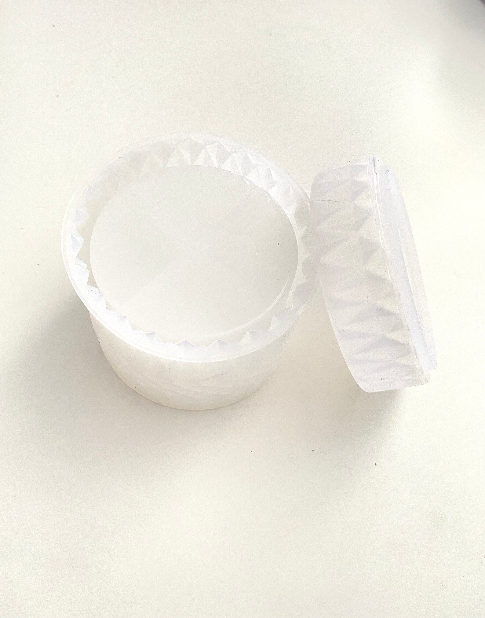 Large Candle Vessel Jar Mould/mold With Lid Concrete Cement Etsy