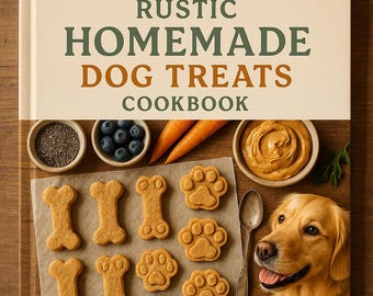 Homemade Dog Treat Cookbook| Vet -Approved Healthy Recipes For All Breeds