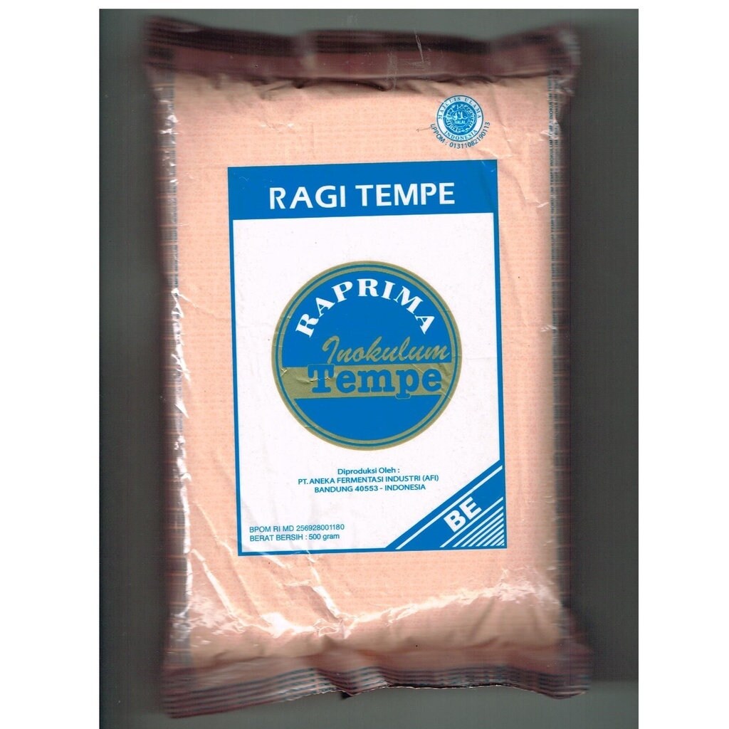 Authentic Indonesian Tempe Starter: Raprima Rhizopus Oligosporus