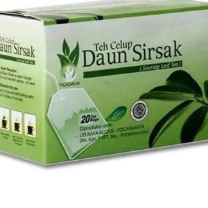 Organic Soursop Leaf Tea: Java Herbal Tea, Caffeine-Free