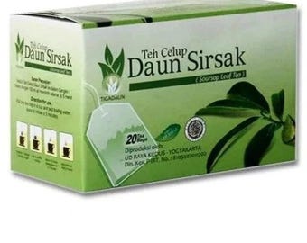 Organic Soursop Leaf Tea: Java Herbal Tea, Caffeine-Free