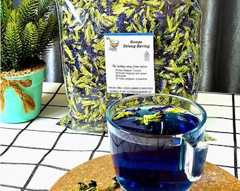 Organic Butterfly Pea Flower Tea: Natural Blue Food Coloring