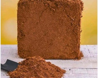 Coco Coir Peat Block: Ultra Expandable, Tannin-Free Organic Soil