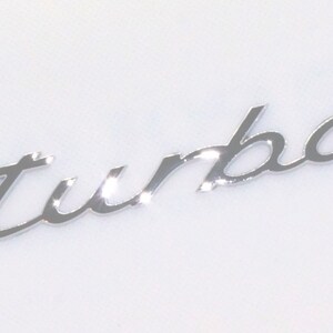 Porsche turbo font
