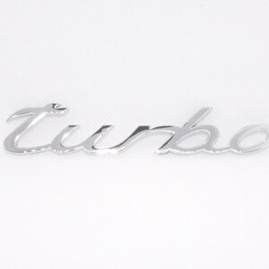 Porsche turbo font