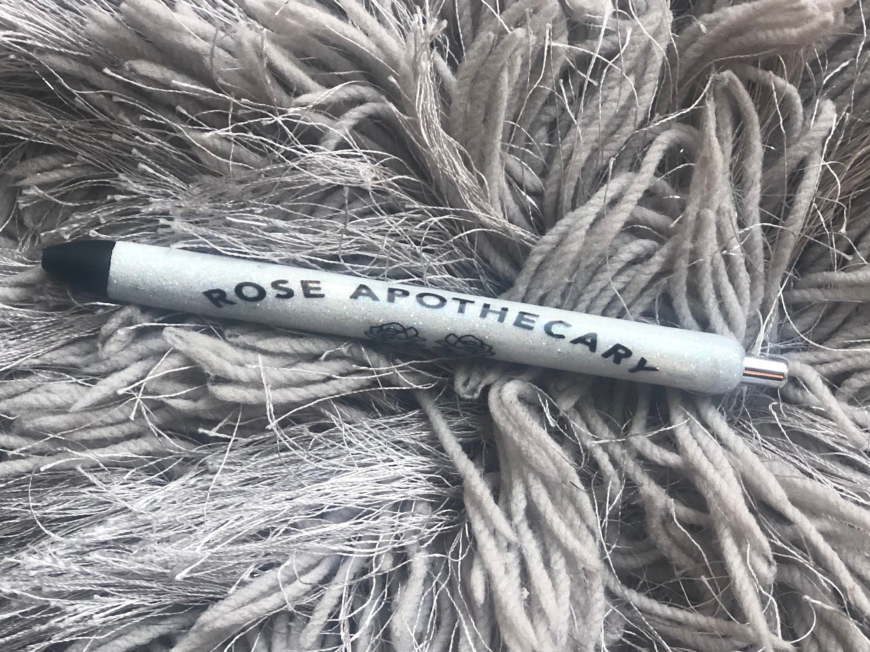 Schitts and Greys Custom Glitter Pens. Rosebud Motel Pens. - Etsy