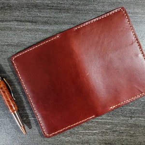 Leather field notes cover with field book image 4