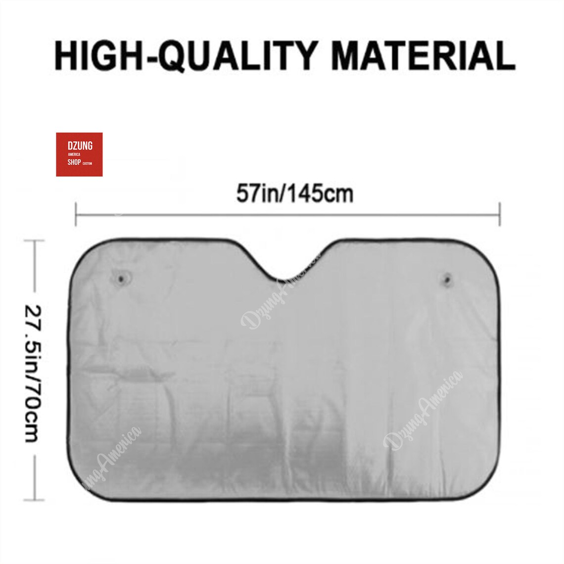 Custom Car Windshield Sun Shade Personalized Photo Logo Etsy