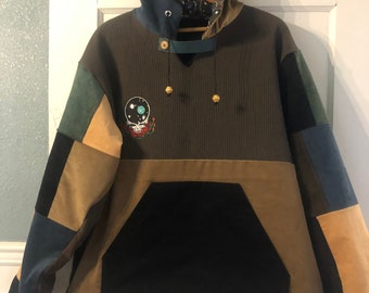 Steal Your Corduroy Patchwork Pullover