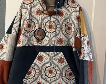 Steal Your Mandala Patchwork Pullover