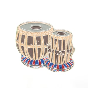 Tabla Drum Set Musical Instrument Badge