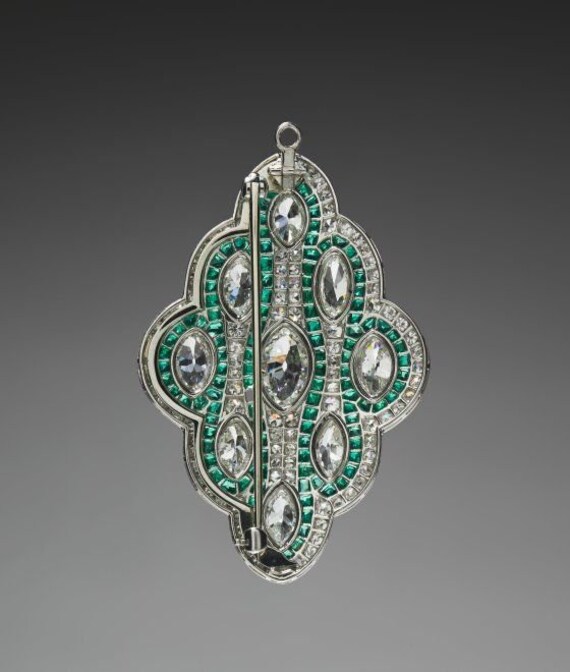 Swarovski alternative brooch maker identification needed Gorgeous sparkling Sterling brooch display picture 1