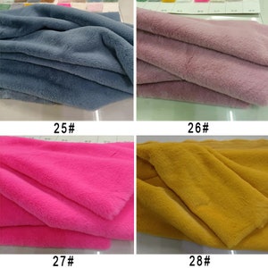 Faux Fur Fabirc, Minky Fur Fabric, Faux Rabbit Fur, Fursuit Material, Polar Faux Fur, Apparel Fabric, By The Half Yard image 9