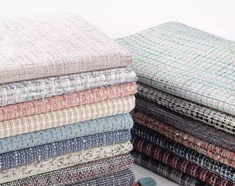 Tweed Fabric, Boucle Fabric, Fashion Tweed Fabric, Coat Dress Fabric, Vintage Tweed Fabric, Tweed Boucle Fabric, By the Half Yard