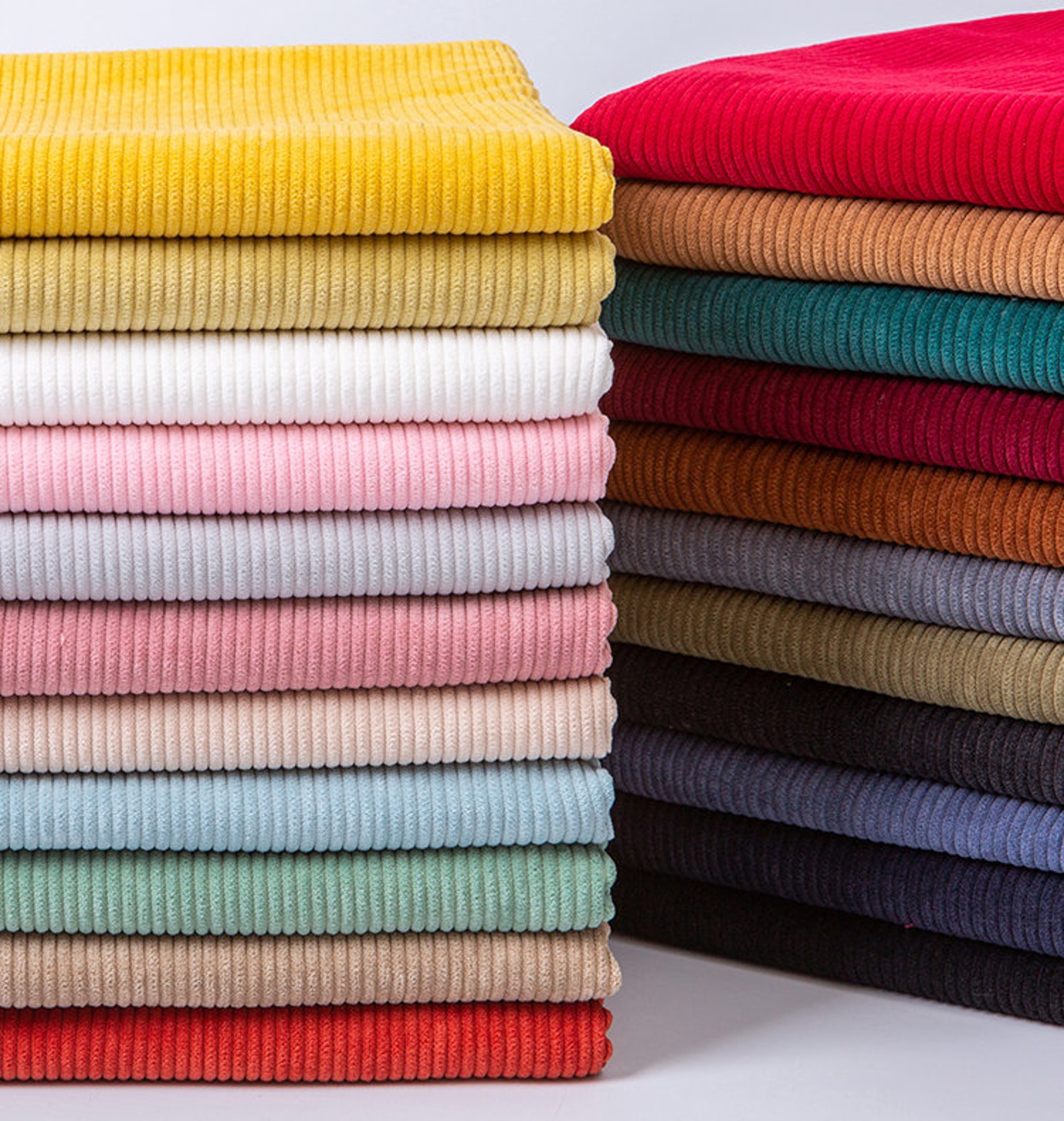 8 Wales Corduroy Fabric Nylon and Polyester Corduroy Fabric Etsy