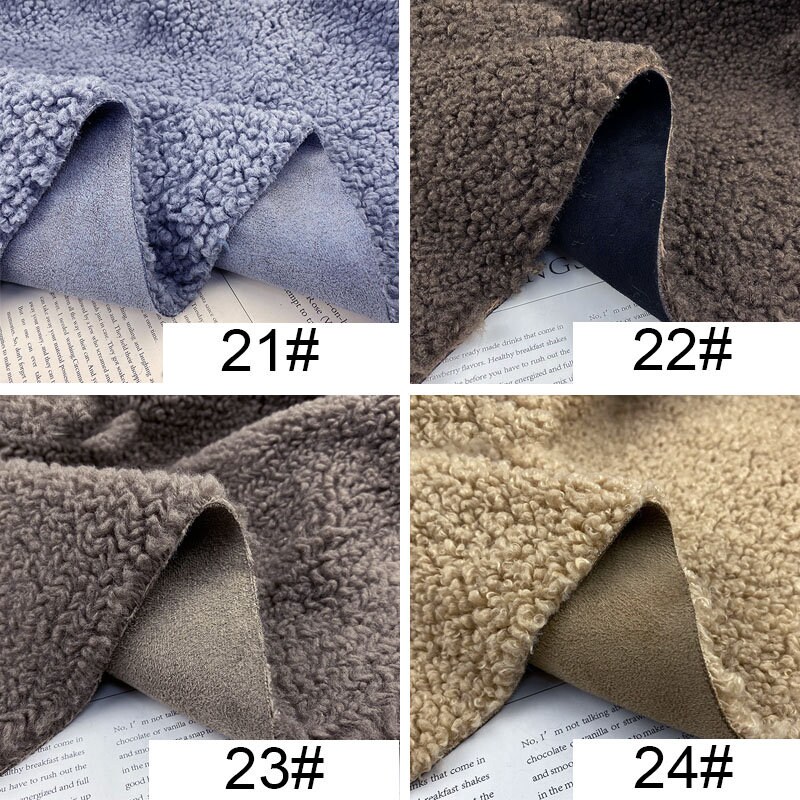 Bonded Sherpa Fabric Faux Suede Fabric Lamb Wool Fabric Etsy