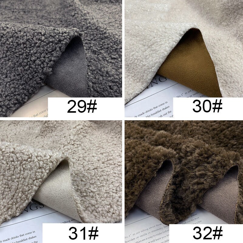 Bonded Sherpa Fabric Faux Suede Fabric Lamb Wool Fabric Etsy