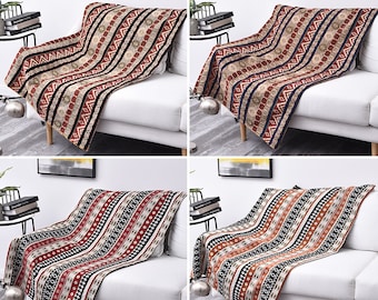 Bohemian Fabric, Chenille Fabric, Jacquard Fabric, Ethnic Fabric, Thick Fabric, Upholstery Fabric, By the Yard