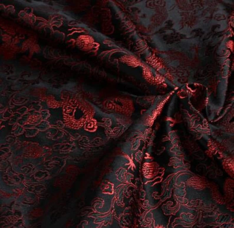 Black Dragon Fabric -  Canada