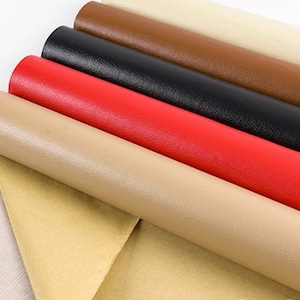 Self-adhesive Leather Fabric, Artificial Leather, Sofa Leather Fabric,  Leather Sheets, Band-aid Faux Leather Fabric, by the Half Yard 