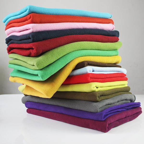Polar Fleece Fabric, Hoodie Fabric, Anti Pill Material, Super Soft Fabric, Clothing Fabric, Doll Fabric, By The Half Yard