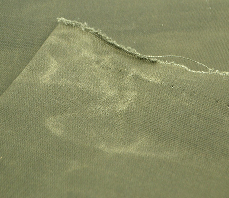 Waxed Canvas Fabric Cotton Canvas Fabric 16oz Hand Waxed Etsy