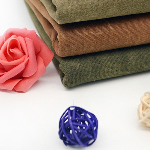 Waxed Canvas Fabric Waxed Canvas Fabric by the Half Yard 8oz Etsy