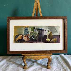 Vintage French nature morte. Still Life. Kitchen Art.
